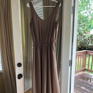 Show Me Your Mumu Kendall Dress Dune Chiffon